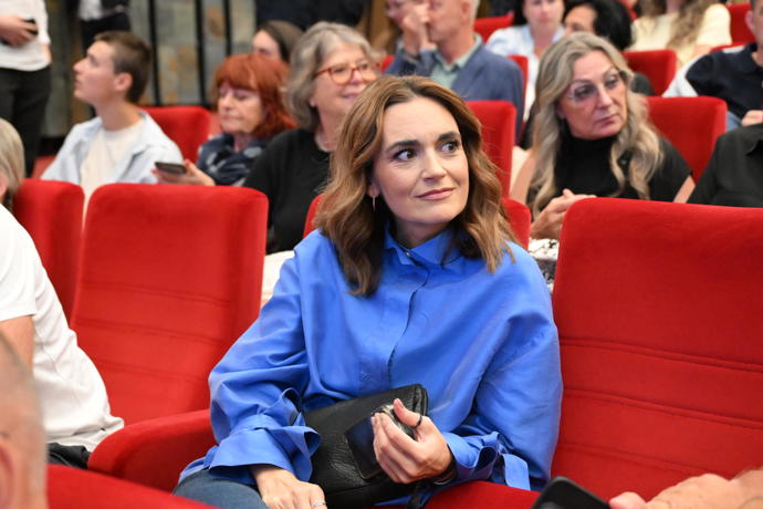 Daniela Brzobohatá v hledišti. 
