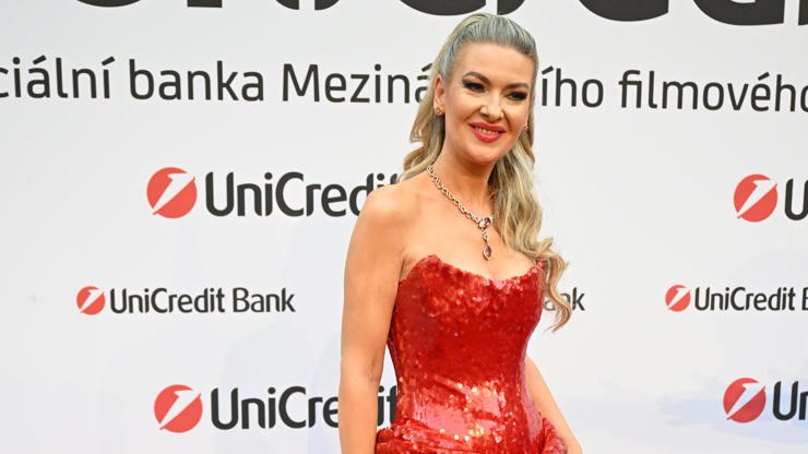 Lenka Graf se celá třpytila.