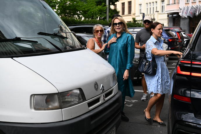 Dagmar Havlová vypadala elegnatně.