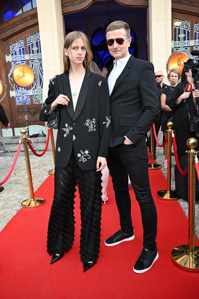 Podnikatel Václav Dejčmar a model Dexter Franc.