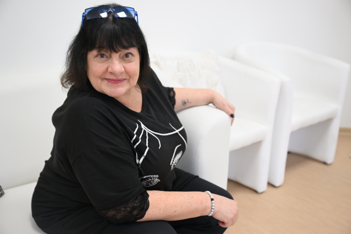 Dana Bartůňková rozdávala úsměvy na všechny strany.