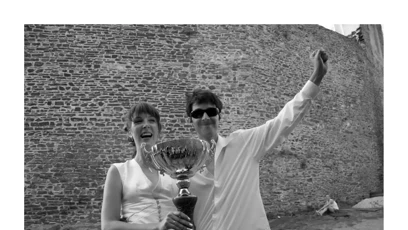 FOTO: Petra Čechová s manželem.