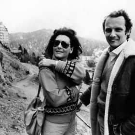Niki Lauda se svou ženou Marlene Knaus.