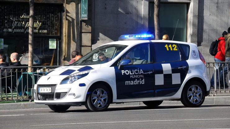 Policie ve Španělsku.