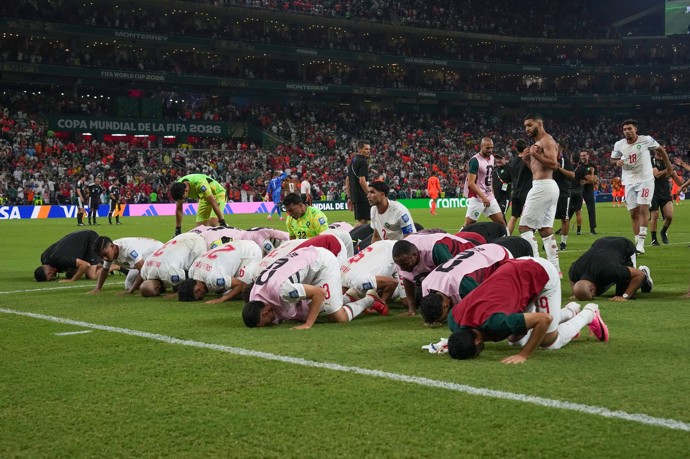 Maroko se před penaltami pomodlili.