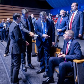 Andrej Babiš na NATO.