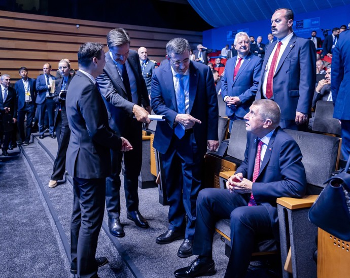 Andrej Babiš na NATO.