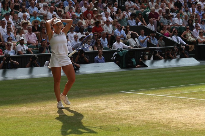 Linda Nosková je ve finále Wimbledonu.