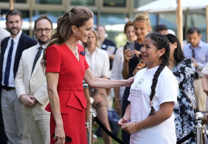 Kate Middleton oplývala dobrou náladou. 