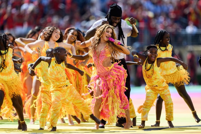 Shakira to během halftime show rozjela.