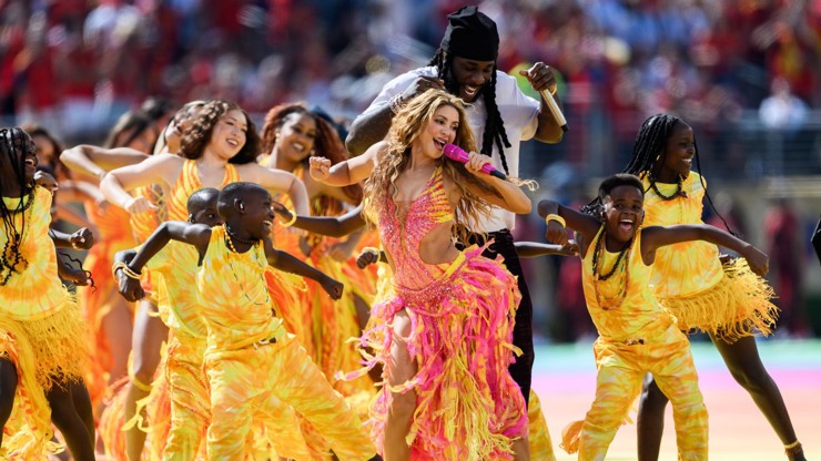 Shakira to během halftime show rozjela.