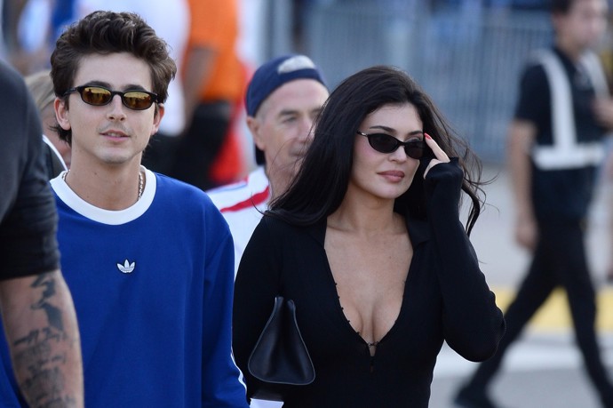 Slavný pár Timothée Chalamet a Kylie Jenner nemohli chybět.