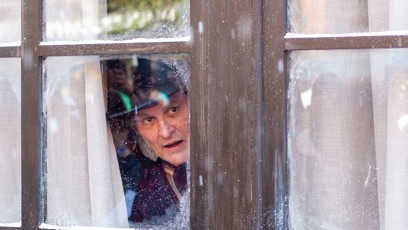 FOTO: Johnny Depp v kostýmu Ebenezera Scrooge.