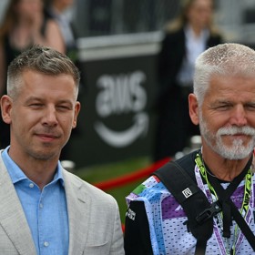 Prezident Petr Pavel s maďarským premiérem Péterem Magyar