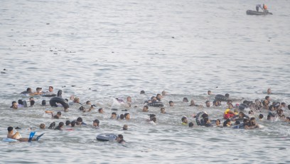 FOTO: Do Ceuty se dostalo tisíce migrantů.