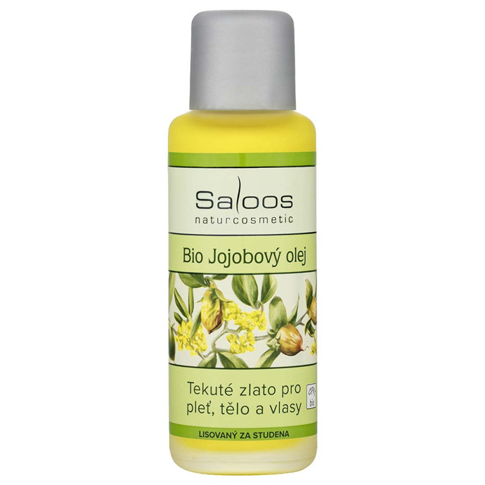 Bio jojobový olej Saloos, 180 Kč (50 ml) Bio jojobový olej Saloos, 180 Kč (50 ml)