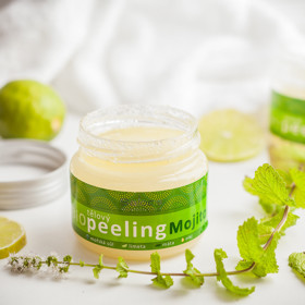 Bio tělový peeling Mojito, Saloos, 162 Kč (140 ml) Bio tělový peeling Mojito, Saloos, 162 Kč (140 ml)