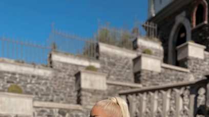 FOTO: Monika Naomi na Hradě Kunzov.