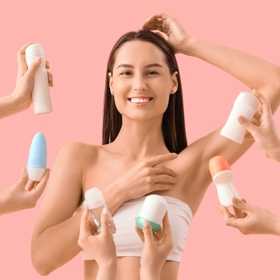 Správně zvolený antiperspirant pomáhá omezit pocení, zatímco deodorant pouze překrývá zápach vůní. Nejlepšího účinku dosáhnete, když antiperspirant nanesete večer na čistou a suchou pokožku. Správně zvolený antiperspirant pomáhá omezit pocení, zatímco deodorant pouze překrývá zápach vůní. Nejlepšího účinku dosáhnete, když antiperspirant nanesete večer na čistou a suchou pokožku.