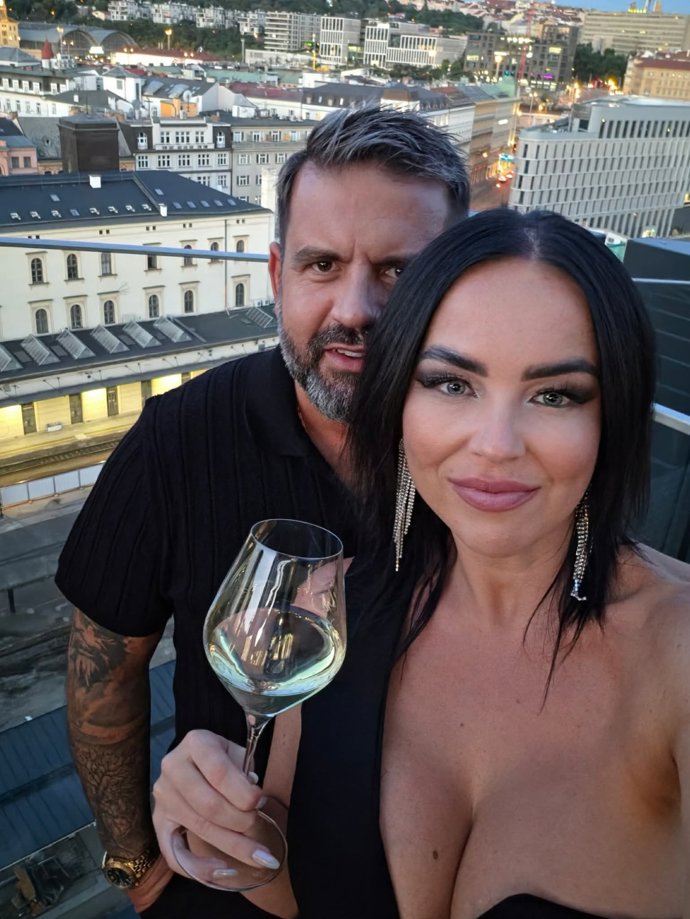 Radek Kašpárek po boku nové lásky Ivy Věžníkové.