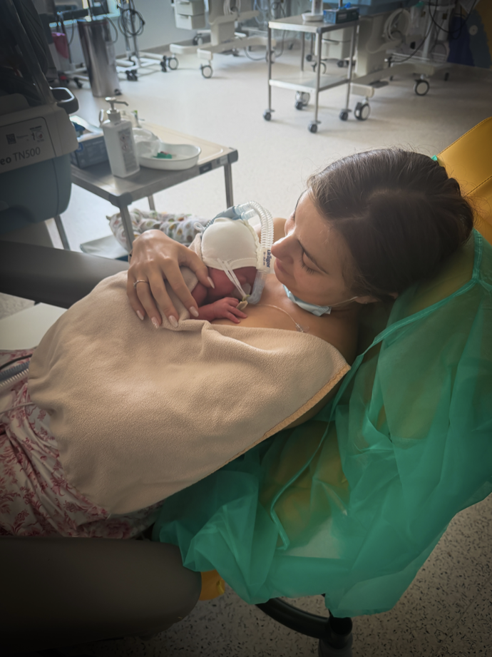 Dominika Stará se stala potřetí maminkou. Syn přišel na svět předčasně.