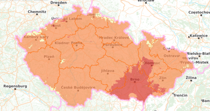 Houbová mapa k 3. červenci 2026.