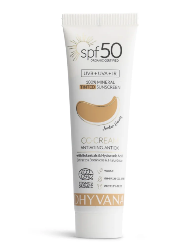 Přírodní minerální tónovací krém SPF 50 Dhyvana, 670 Kč (50 ml)