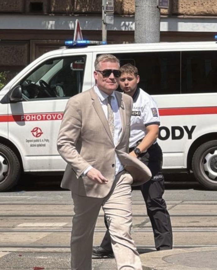 Filip Turek měl nehodu.