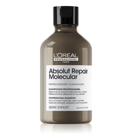 Šampon pro poškozené vlasy Absolut Repair Molecular, L'Oréal Professionnel, 707 Kč (300 ml), prodává Notino Šampon pro poškozené vlasy Absolut Repair Molecular, L'Oréal Professionnel, 707 Kč (300 ml), prodává Notino