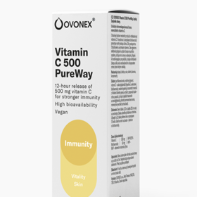 Tekutý vitamin C ve špičkové formě PureWay C® zajistí rychlý nástup účinku, postupné 12hodinové uvolňování a až 2× vyšší vstřebatelnost než běžná „céčka“. V kombinaci s bioflavonoidy poskytuje silnou podporu imunity, přispívá k tvorbě kolagenu a zdraví pokožky, zubů, kloubů i kostí. Působí jako antioxidant, pomáhá tělu vstřebávat železo a snižuje únavu i vyčerpání. 269 Kč Tekutý vitamin C ve špičkové formě PureWay C® zajistí rychlý nástup účinku, postupné 12hodinové uvolňování a až 2× vyšší vstřebatelnost než běžná „céčka“. V kombinaci s bioflavonoidy poskytuje silnou podporu imunity, přispívá k tvorbě kolagenu a zdraví pokožky, zubů, kloubů i kostí. Působí jako antioxidant, pomáhá tělu vstřebávat železo a snižuje únavu i vyčerpání. 269 Kč