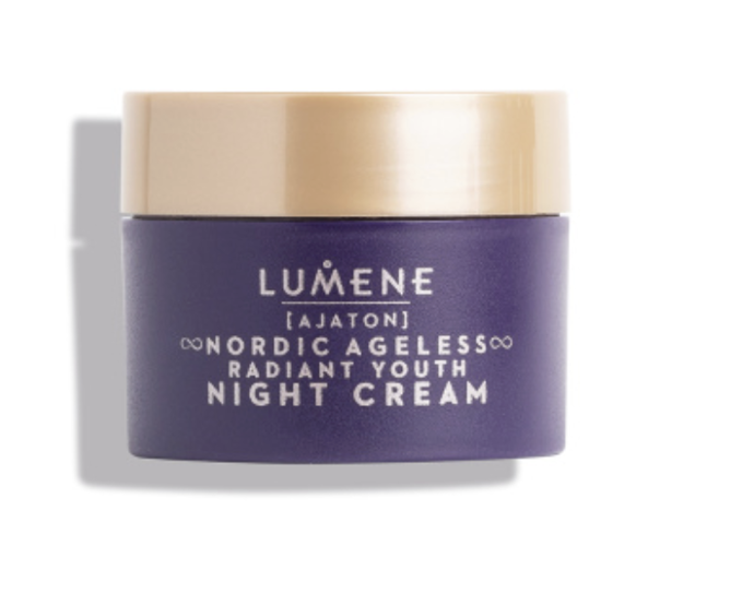 Noční krém Lumene Radiant Youth Night Cream pro komplexní omlazení pleti. 1290 Kč