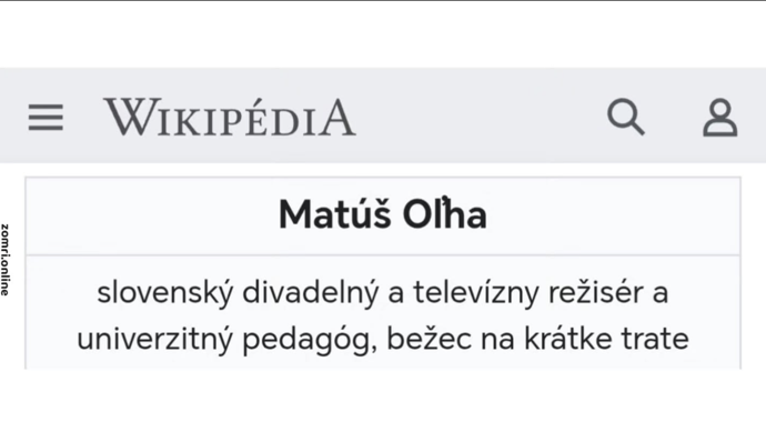 Upravit by se měl i profil předsedy na Wikipedii.