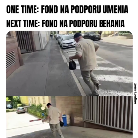 Z Fondu na podporu umění se po Oľhově výkonu stal „Fond na podporu běhání“.