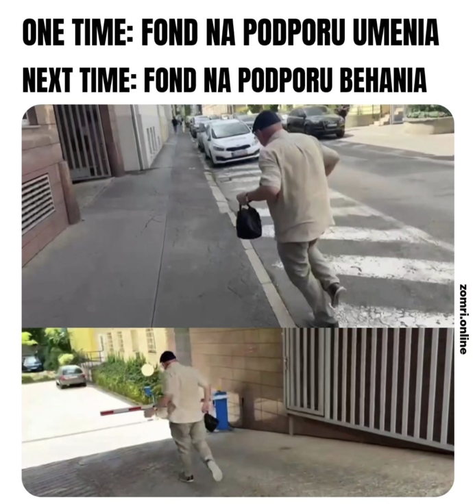 Z Fondu na podporu umění se po Oľhově výkonu stal „Fond na podporu běhání“.