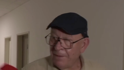 FOTO: Matúš Ol'ha se bál novinářů.