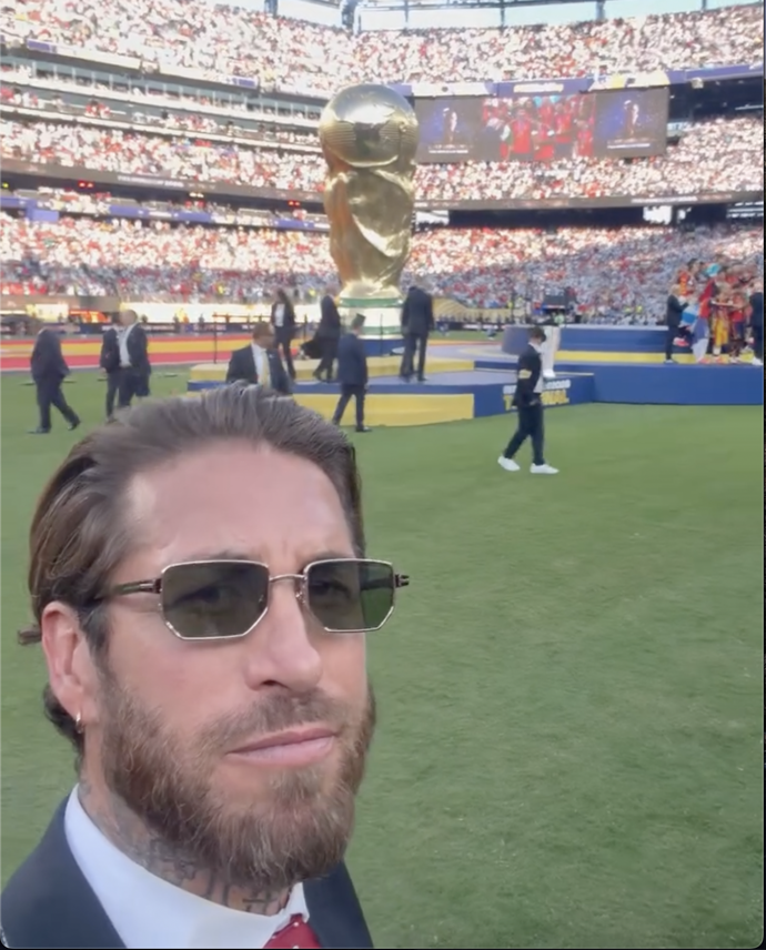 Sergio Ramos si finále MS ve fotbale užíval plnými doušky.