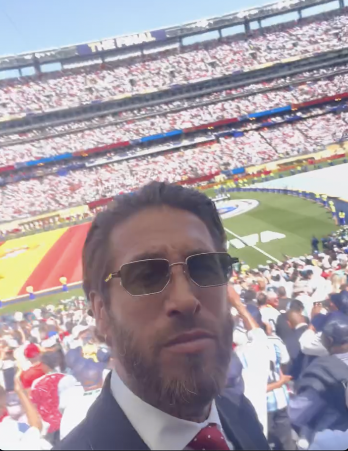Sergio Ramos si finále MS ve fotbale užíval plnými doušky.