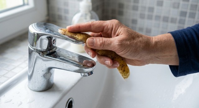 Nevyhazujte slupky od brambor. Udělejte výživné hnojivo pro rostliny nebo je využijte k čištění nerezu či stříbra