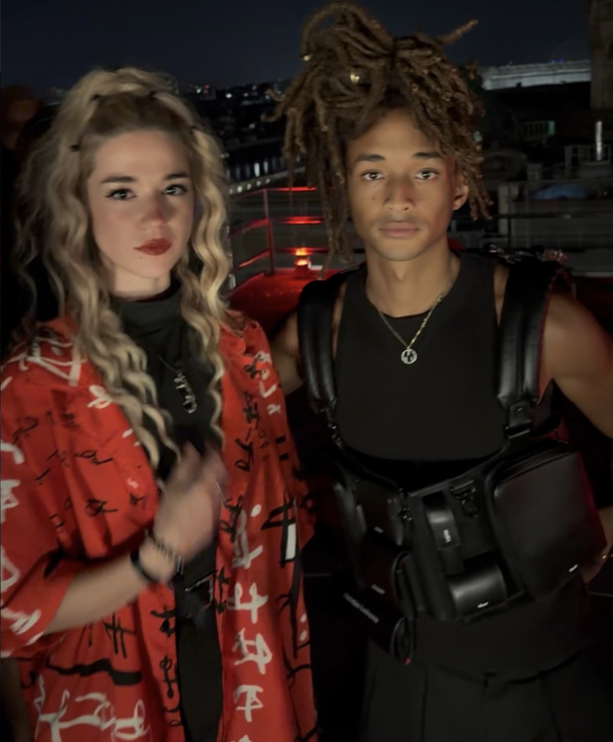 Aneta Kernová a Jaden Smith.
