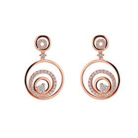 Náušnice s diamanty The Rose Spiral,  Halada, 73459 Kč