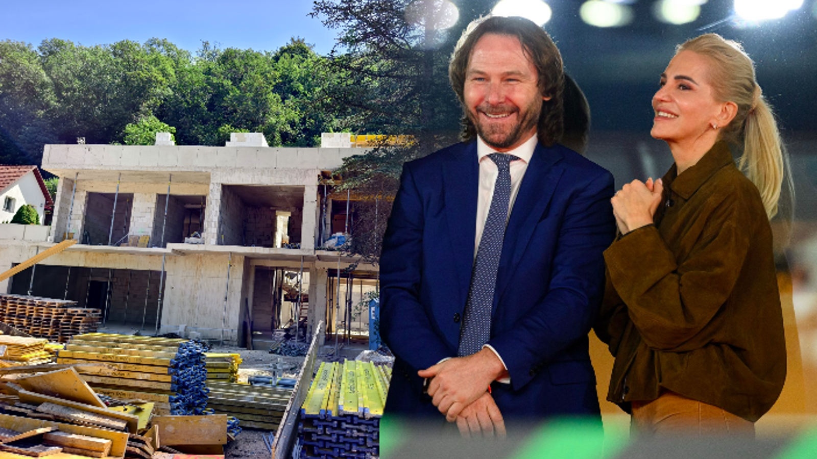 Hnízdečko lásky Nedvěda a Dary roste jako z vody. Na Divoké Šárce se buduje luxusní vila