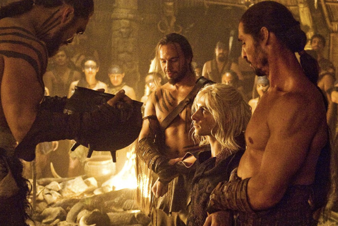Jason Momoa ve Hře o trůny.