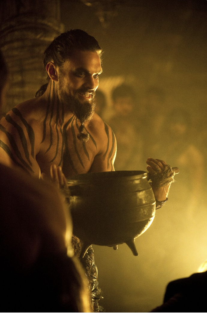 Jason Momoa ve Hře o trůny.