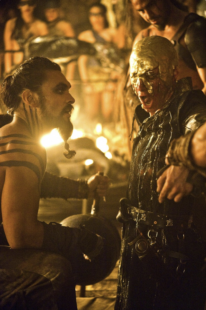 Jason Momoa ve Hře o trůny.