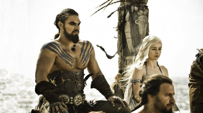 Jason Momoa ve Hře o trůny.
