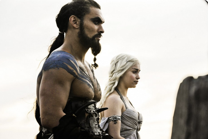 Jason Momoa ve Hře o trůny.