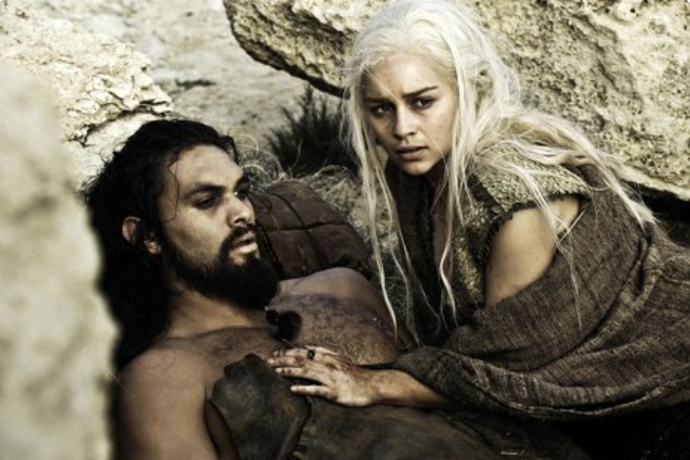 Jason Momoa ve Hře o trůny.
