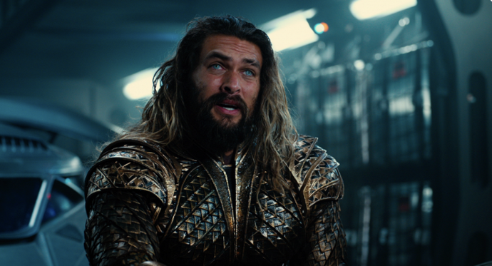 Jason Momoa a Liga spravedlnosti.