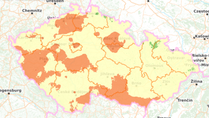 FOTO: Houbová mapa k 31. červenci 2026.