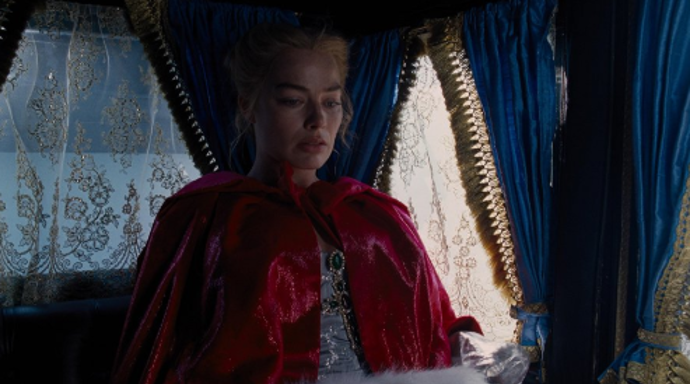 Margot Robbie v Bouřlivých výšinách.